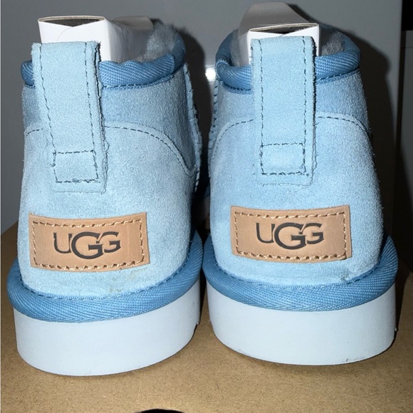 UGG Women's Classic Ultra Mini Horizon Blue Boots - Picture 5 of 6